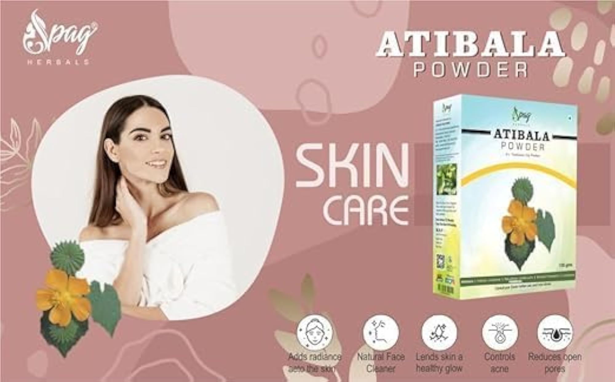 Spag Herbals Atibala Churna Powder